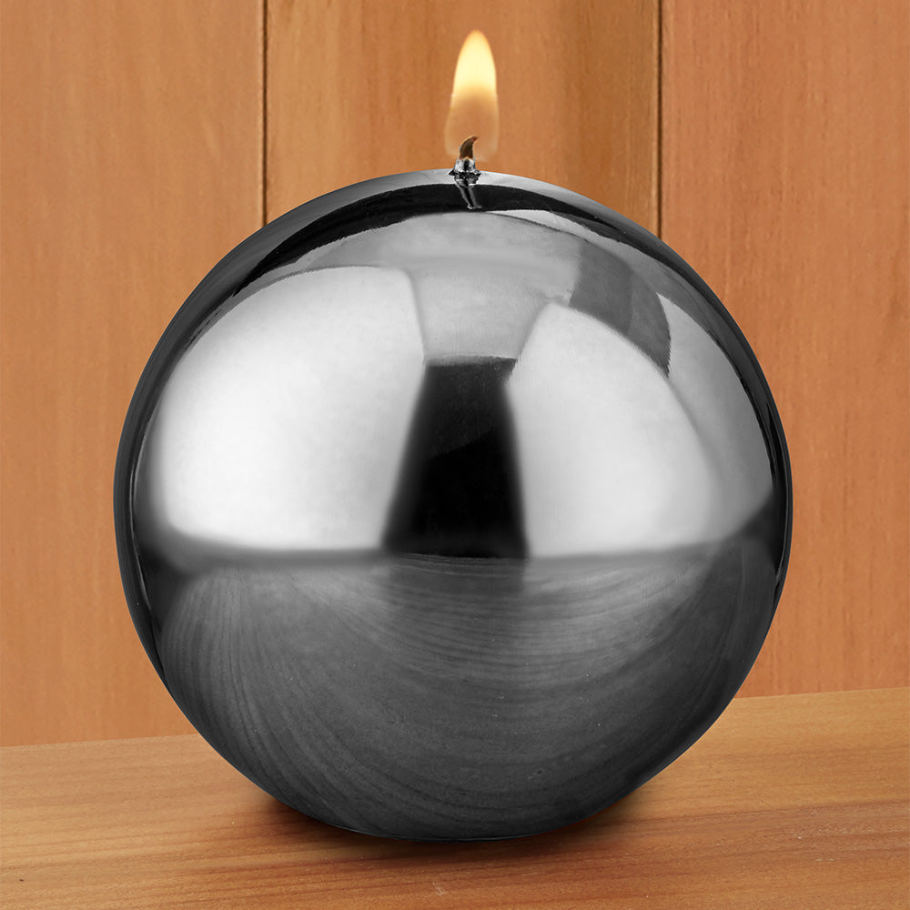 Metallic Ball Candle