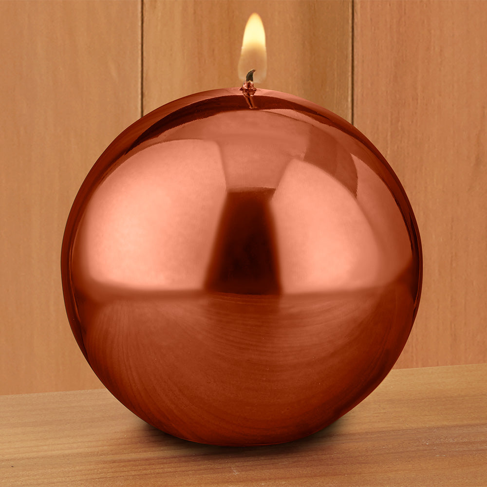 Metallic Ball Candle