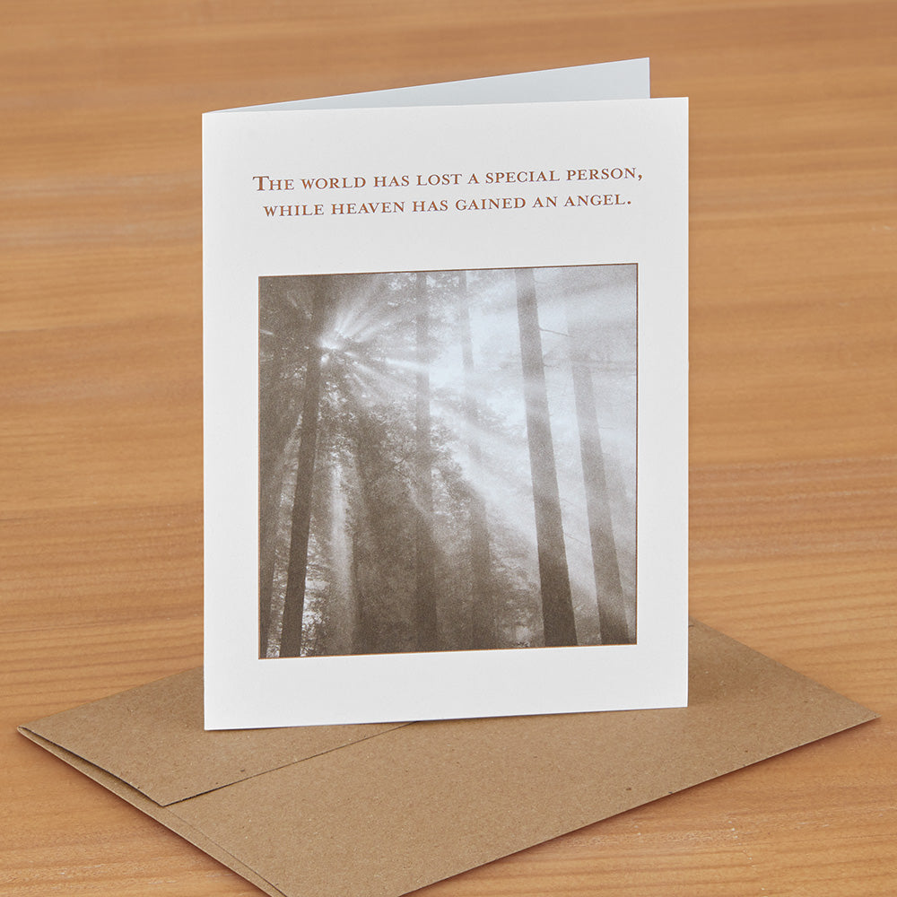 Shannon Martin Sympathy Card, Gained An Angel