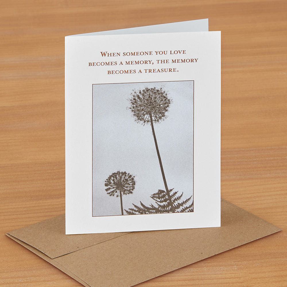 Shannon Martin Sympathy Card, Memory Treasure