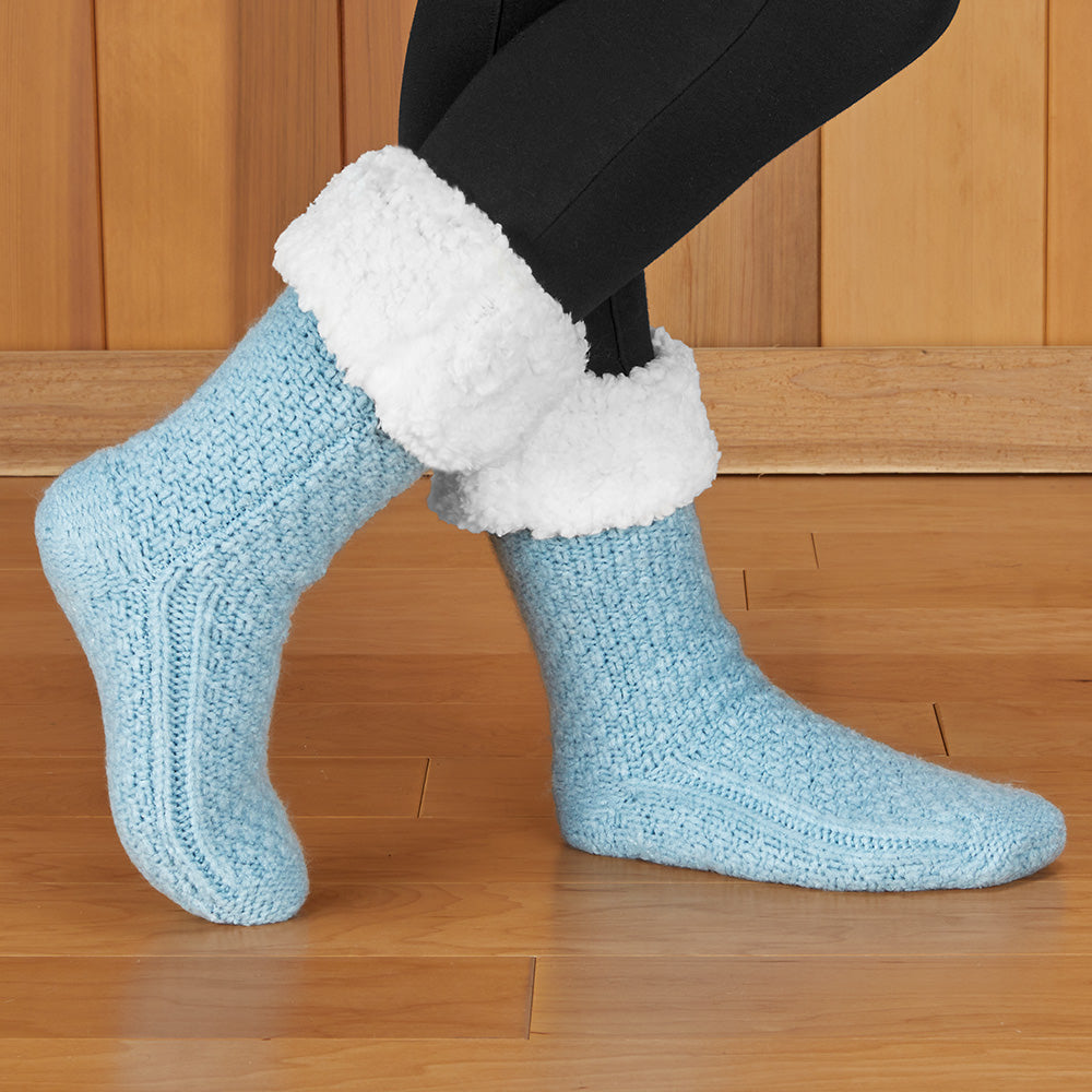 Mer-Sea Knit Slipper Socks