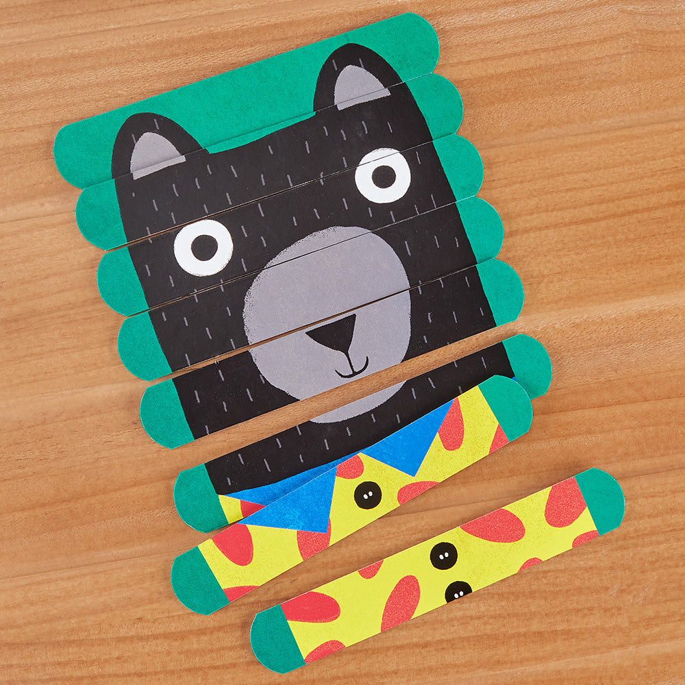 Mudpuppy Puzzle Sticks, Animal Friends