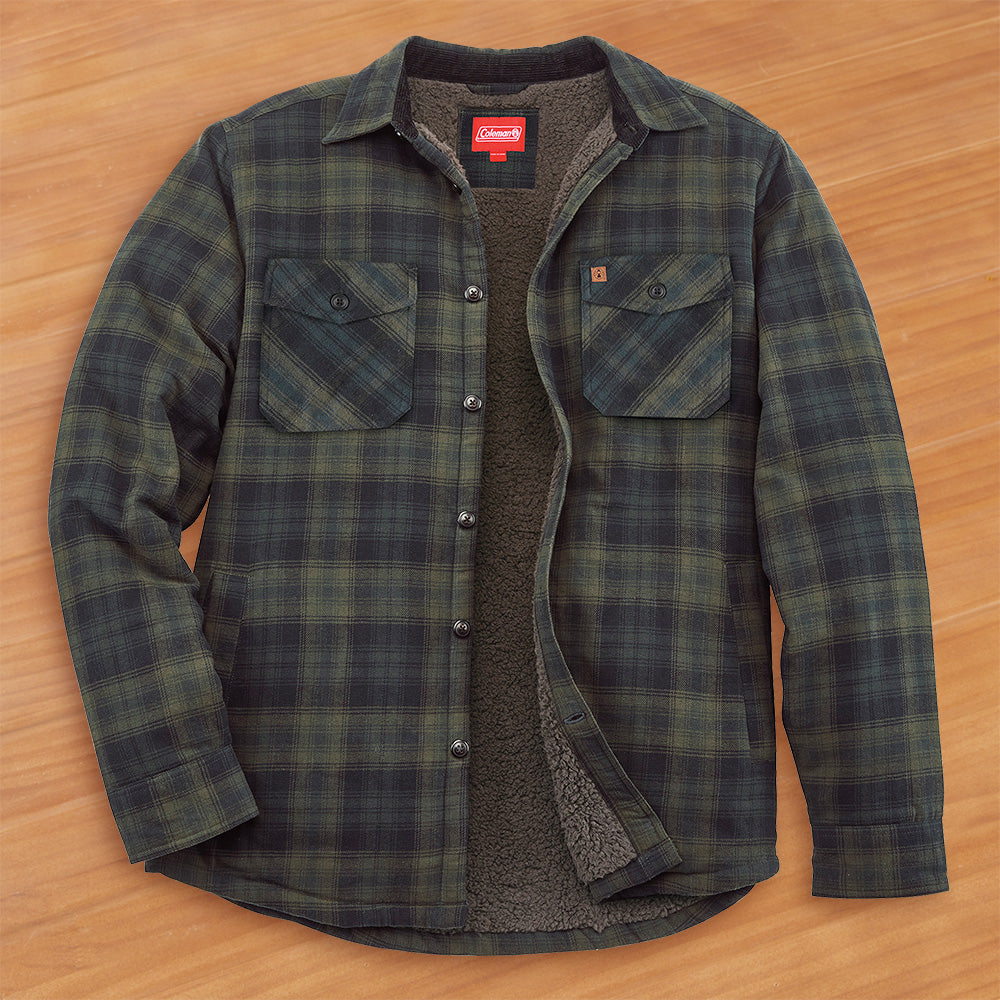 Men's Coleman® Flannel Shirt Jacket, Plaid