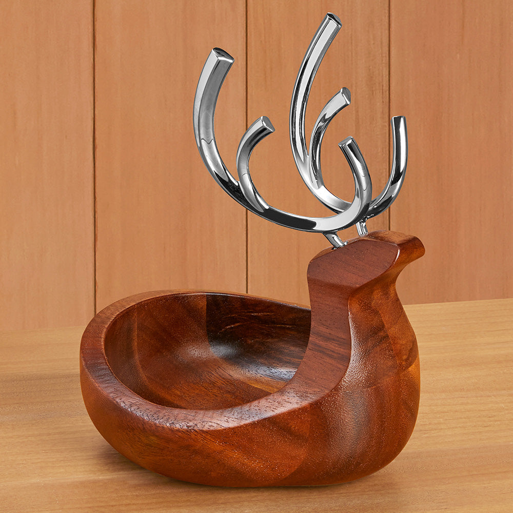Nambé Reindeer Bowl