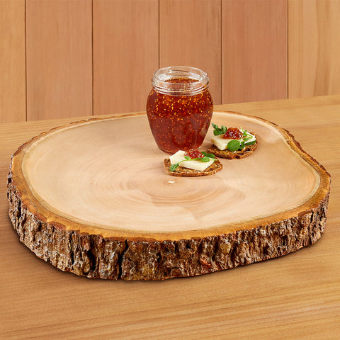 Be Home Live Edge Wood Platter