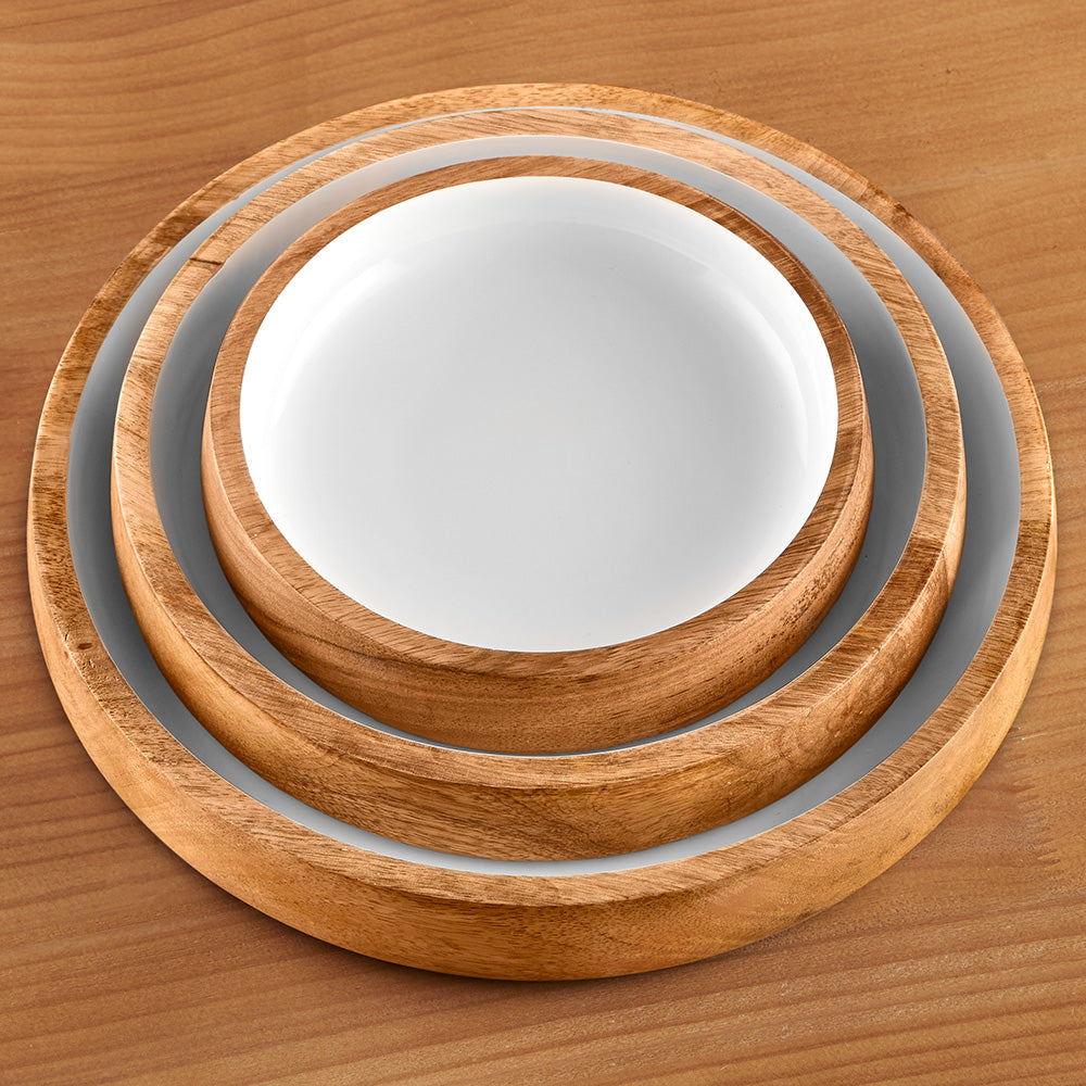 Be Home Madras Enameled Mango Nesting Bowl Set