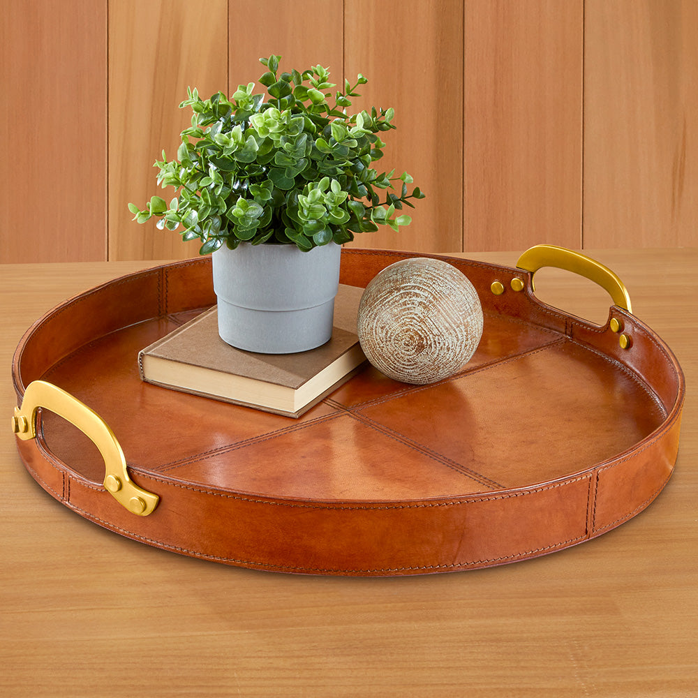 Aspen Leather Tray