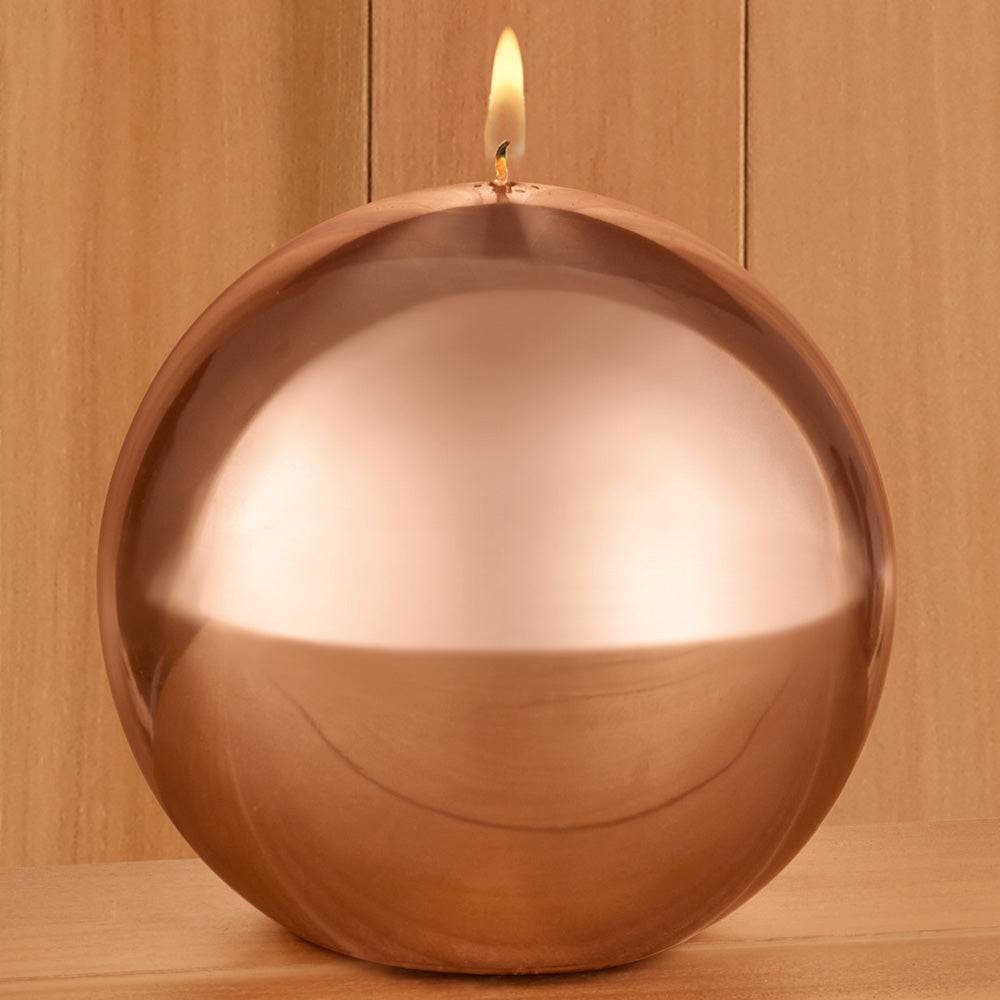 Metallic Ball Candle