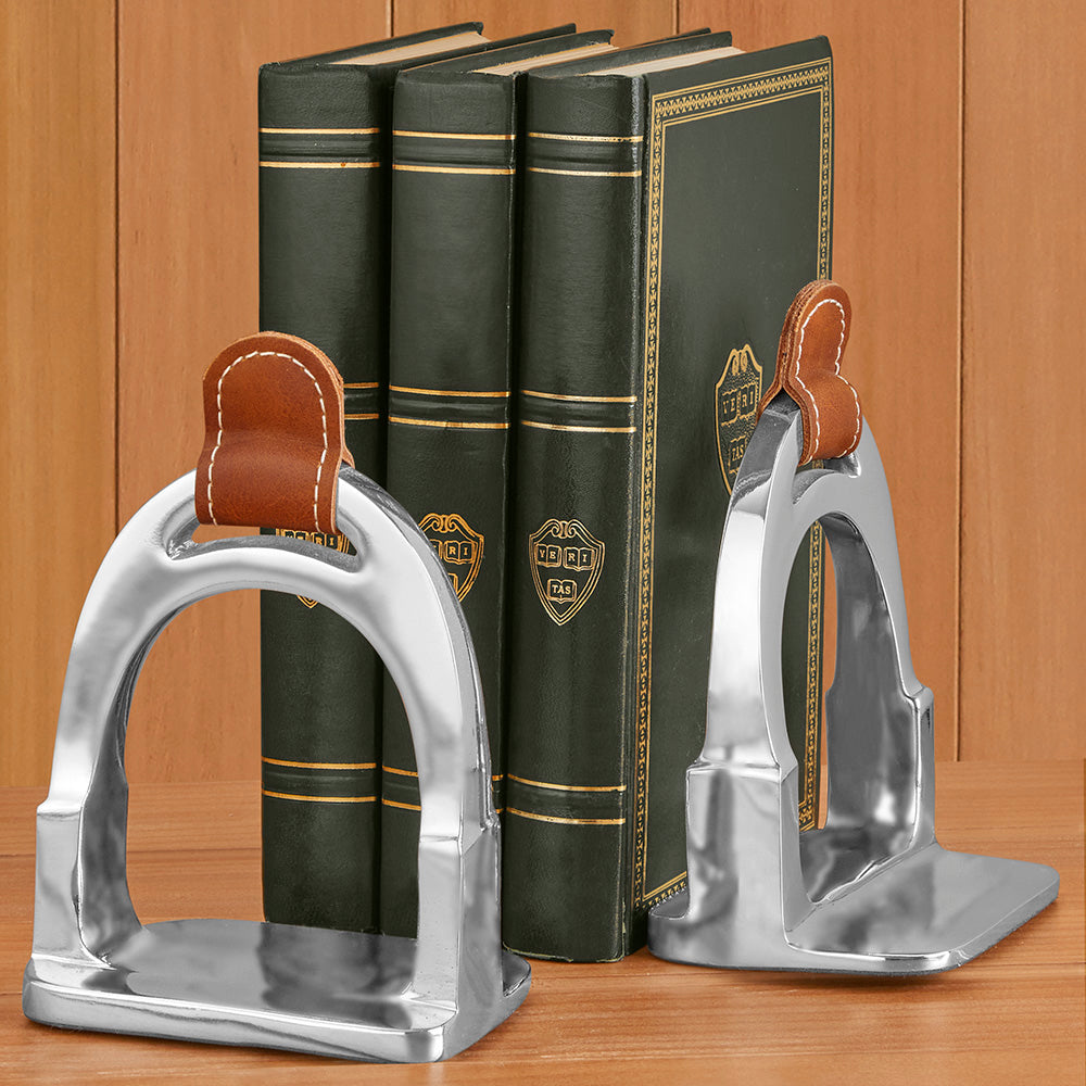 Aluminum Saddle Stirrup Bookends