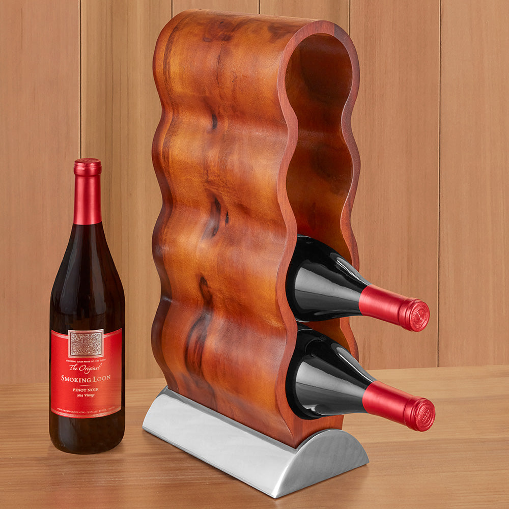 Nambé Curvo Tabletop Wine Rack
