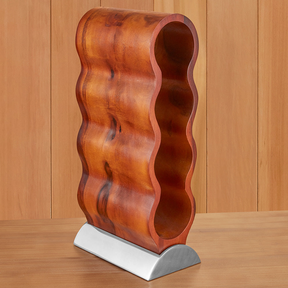 Nambé Curvo Tabletop Wine Rack
