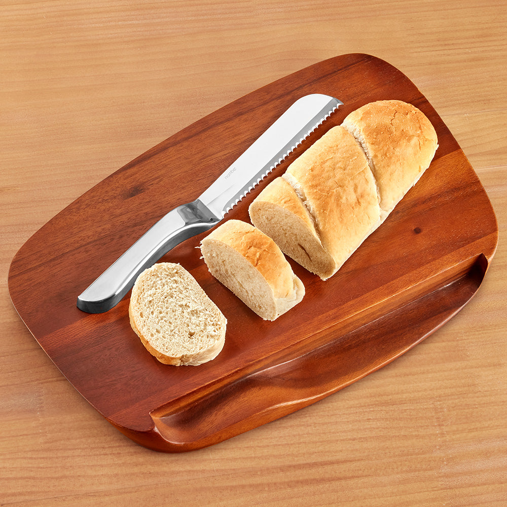 Nambé Blend Bread Cutting Board with Knife