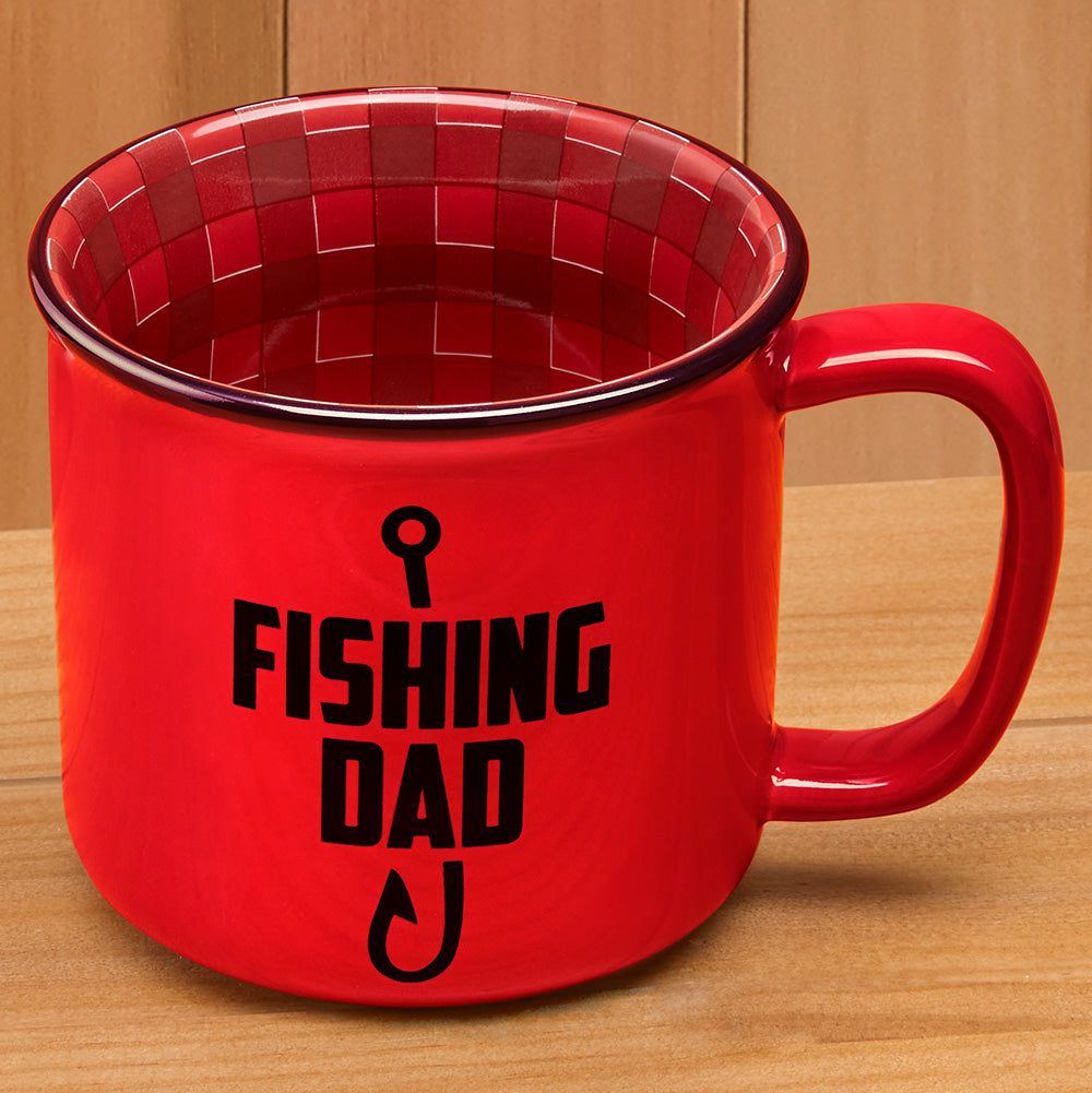 Stoneware Dad Mug, Fishing