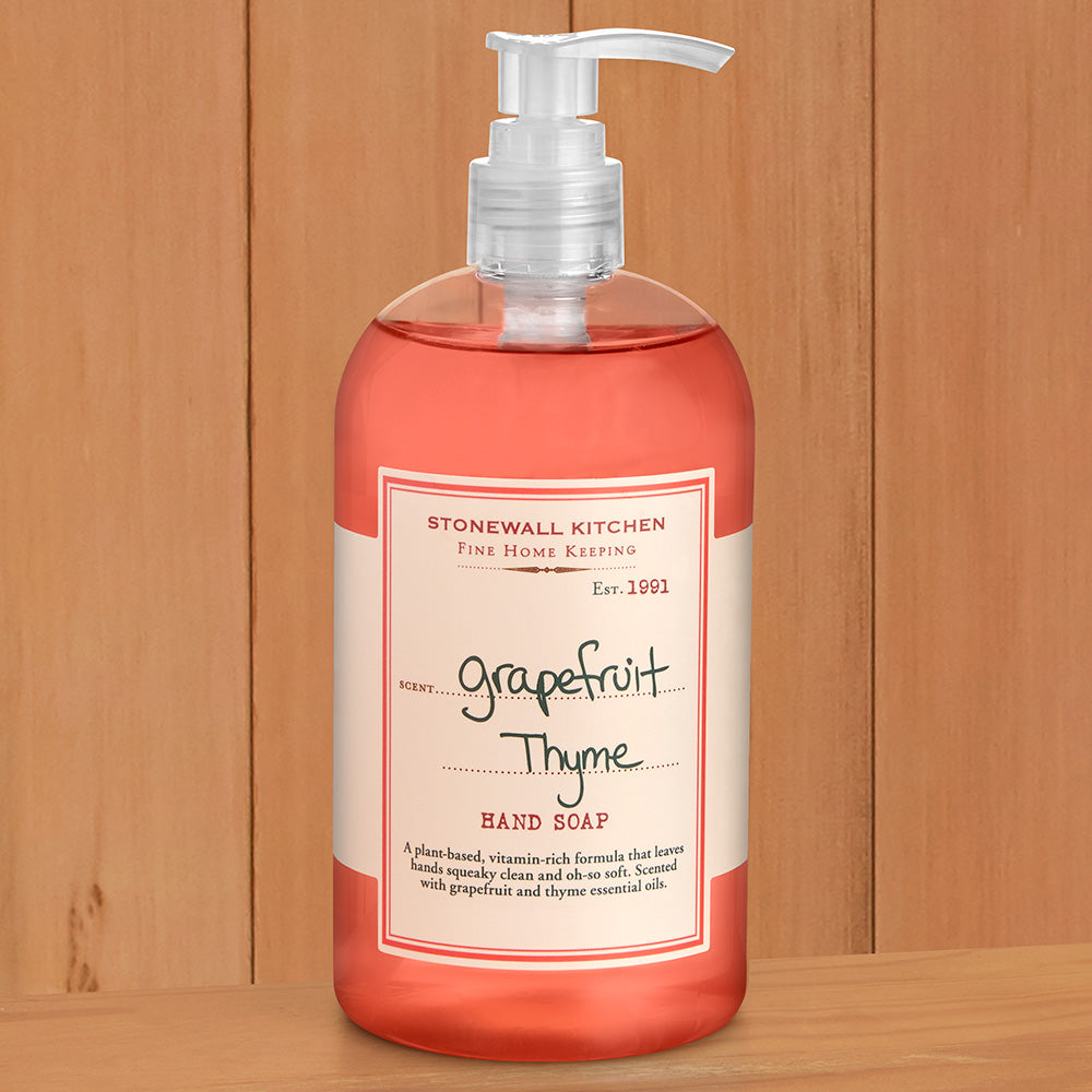 Stonewall Kitchen Hand Soap/Lotion, Grapefruit Thyme – To The