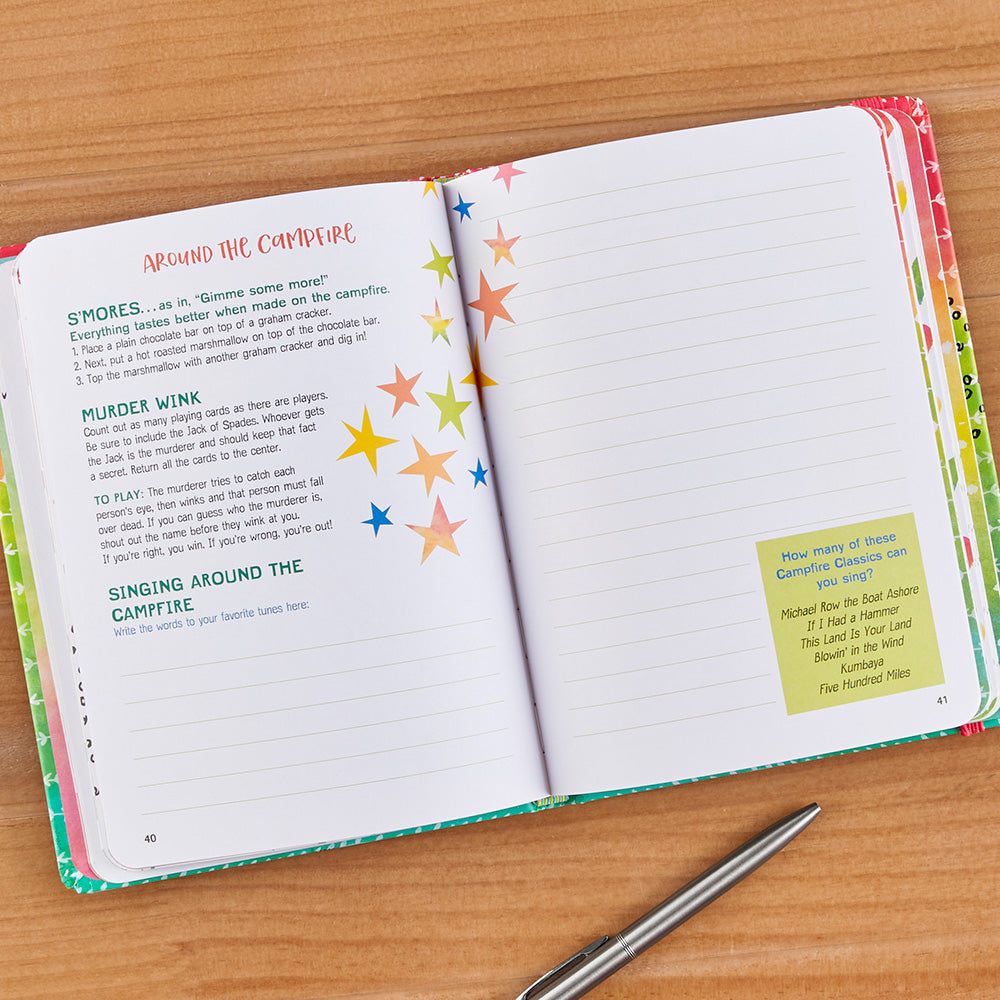 "Camp Journal: An Activity Book and Record Keeper" Kid's Journal