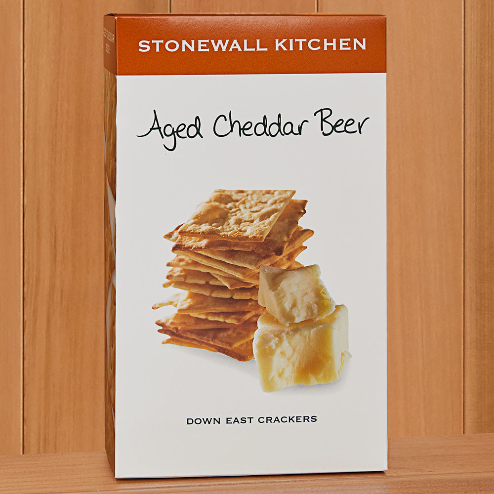 Stonewall Kitchen Aged Cheddar Beer Crackers