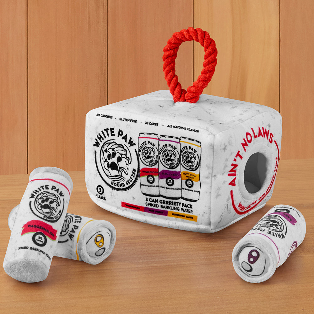 White Paw Grrriety Pack Activity Dog Toy