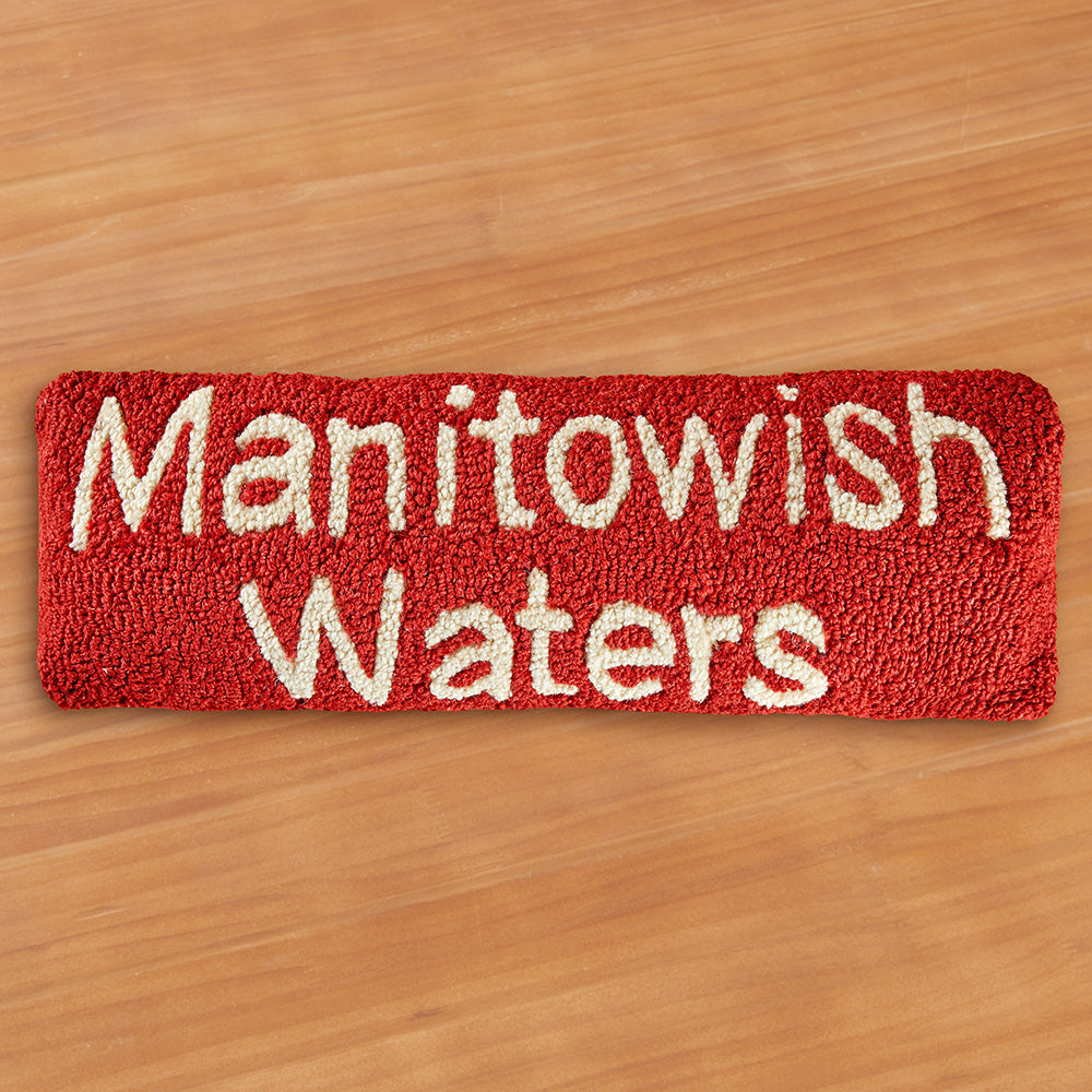 Chandler 4 Corners 24" x 8" Hooked Pillow, Manitowish Waters