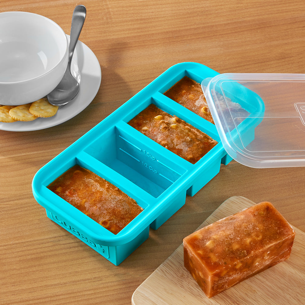 Souper Cubes Freezer Tray with Lid, 1 cup – To The Nines Manitowish Waters