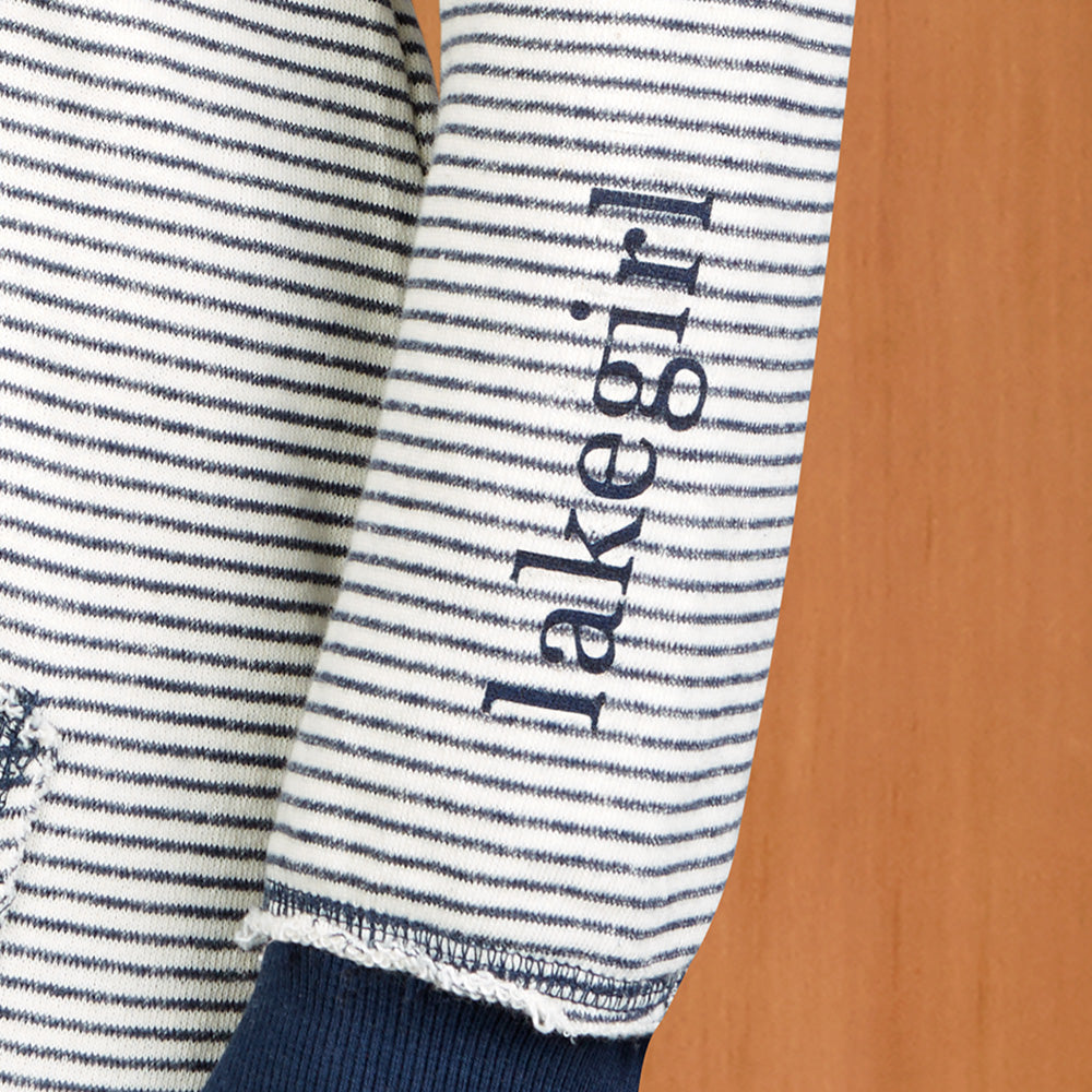 Lakegirl Women's Striped Weekender Hoodie, Paddles