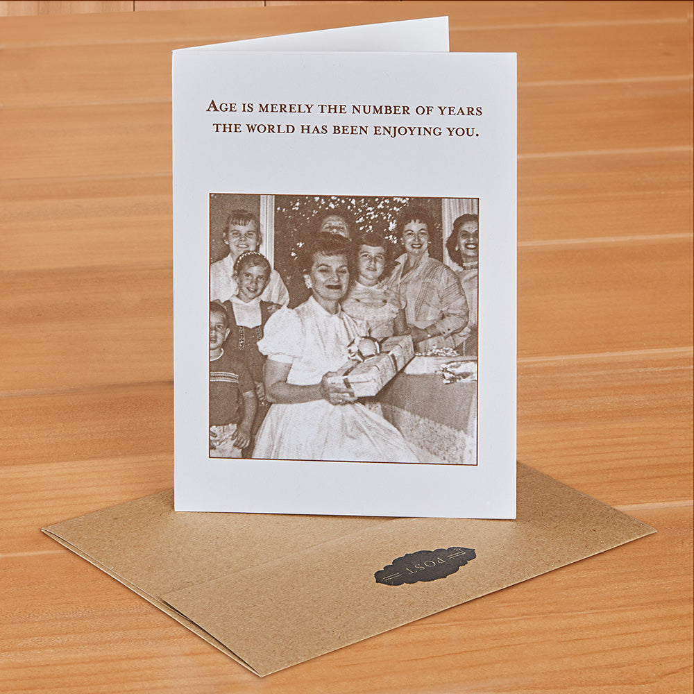 Shannon Martin Birthday Card, Enjoying You