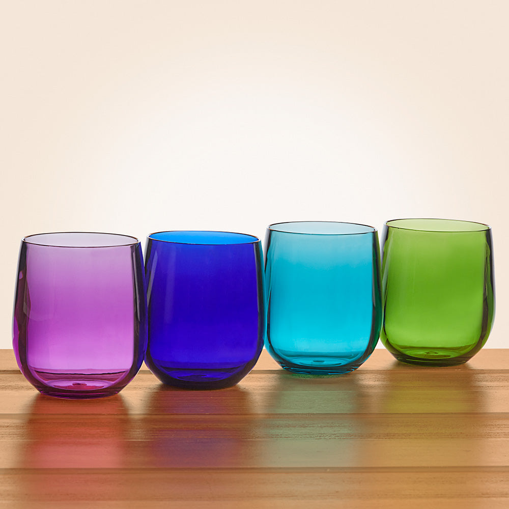 Caspari Acrylic Tumbler Gift Set