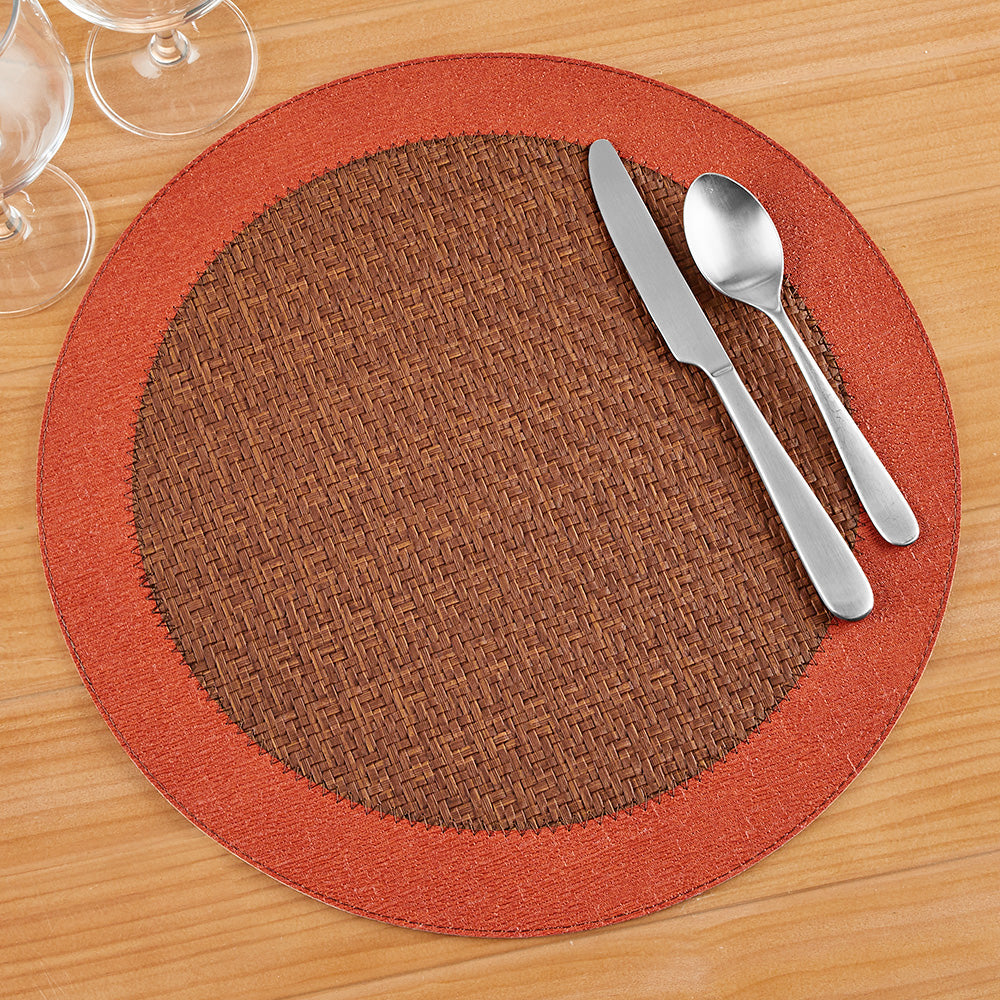 Bodrum Halo Round Vinyl Placemats