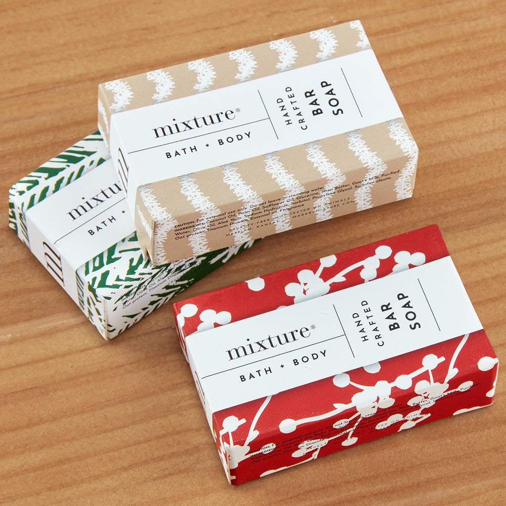 Mixture Holiday Shea Bar Soap Set