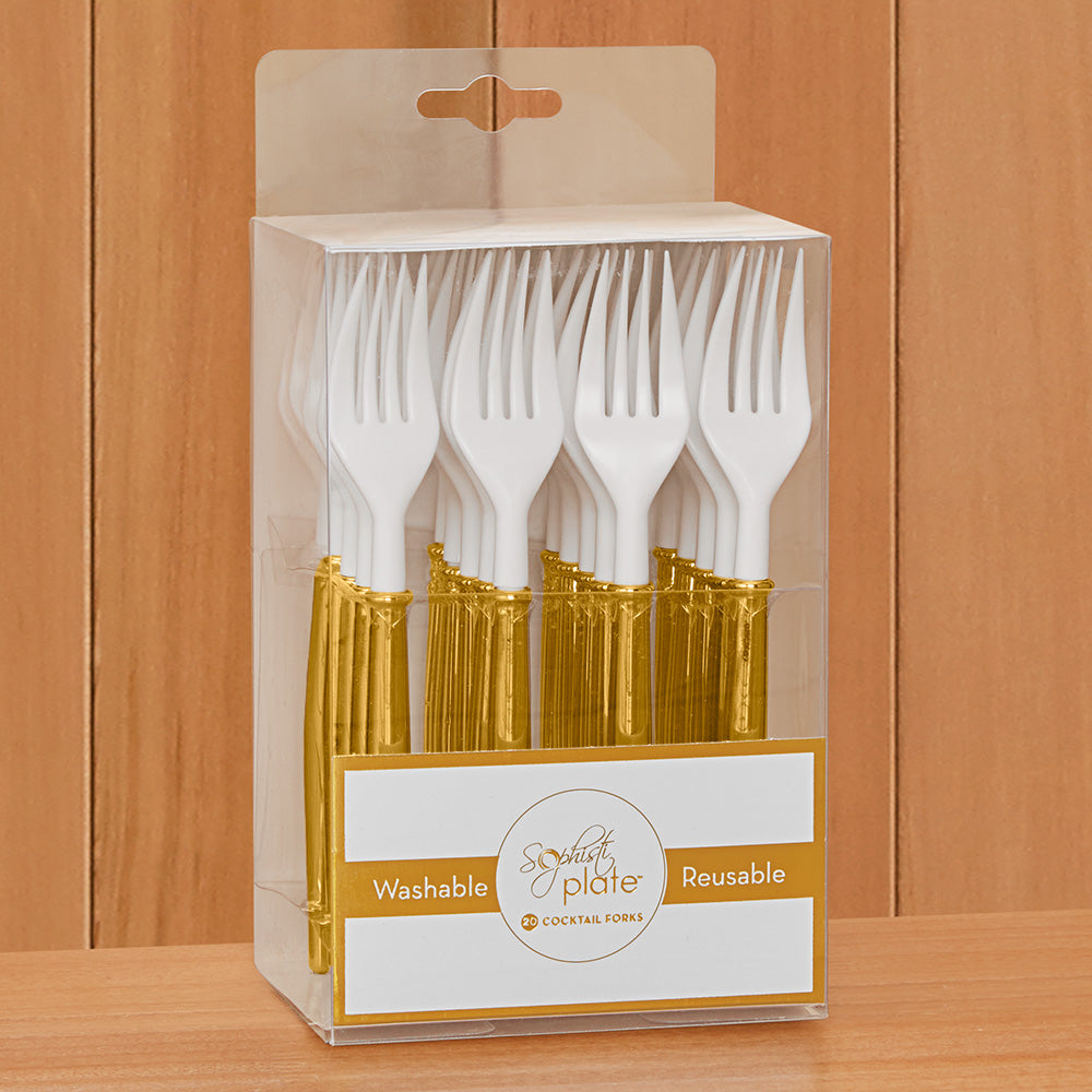 Sophistiplate Bella Plastic Cocktail Forks