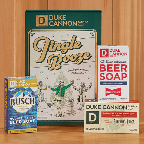 Duke Cannon "Jingle Booze" Soap Bar Gift Set