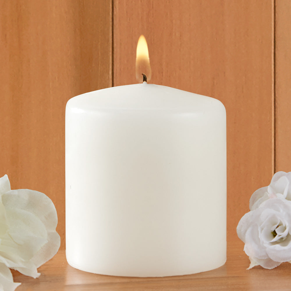 MATCH Beeswax Pillar Candles