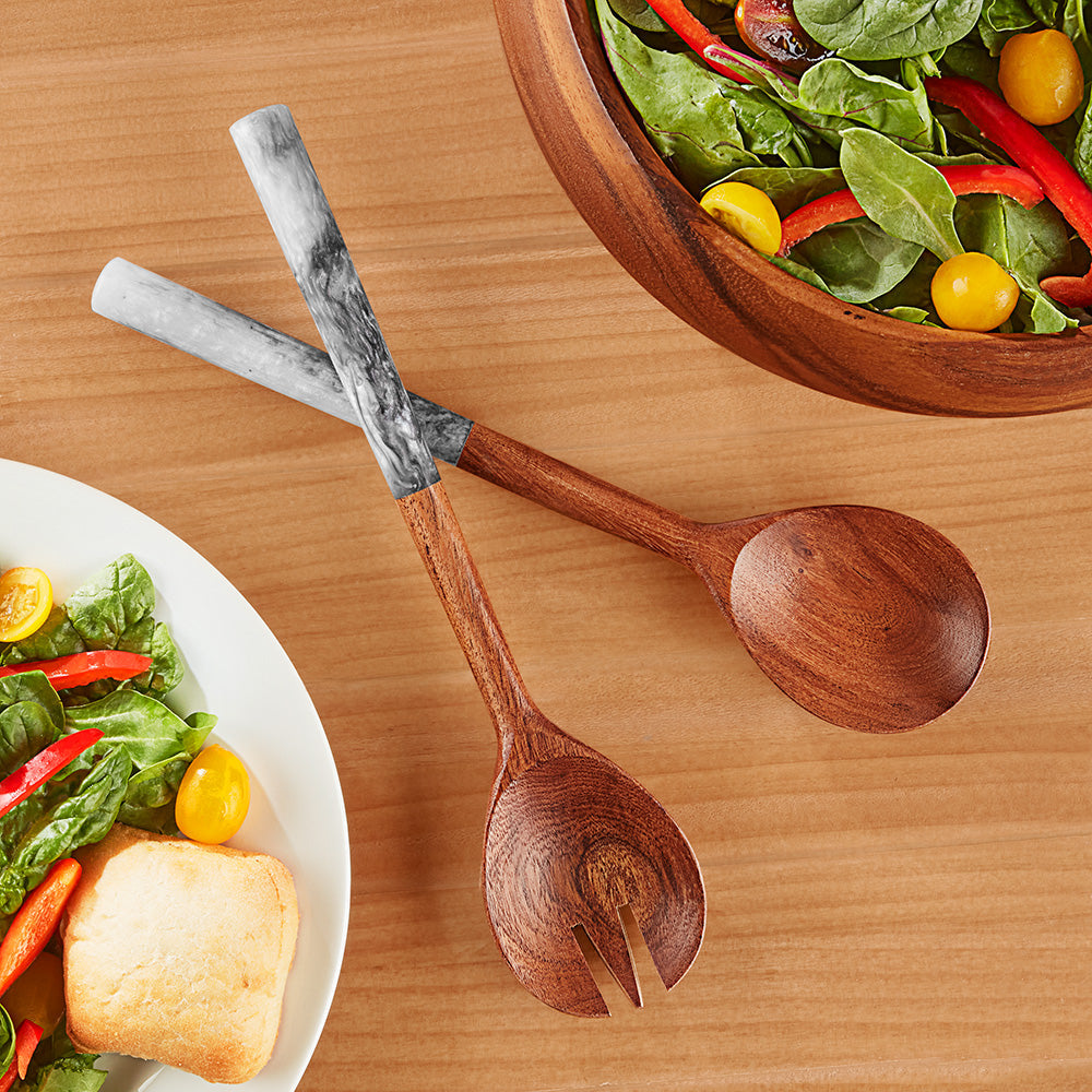 Resin Mango Salad Servers