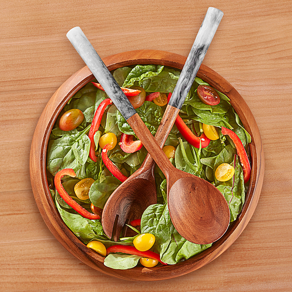 Resin Mango Salad Servers