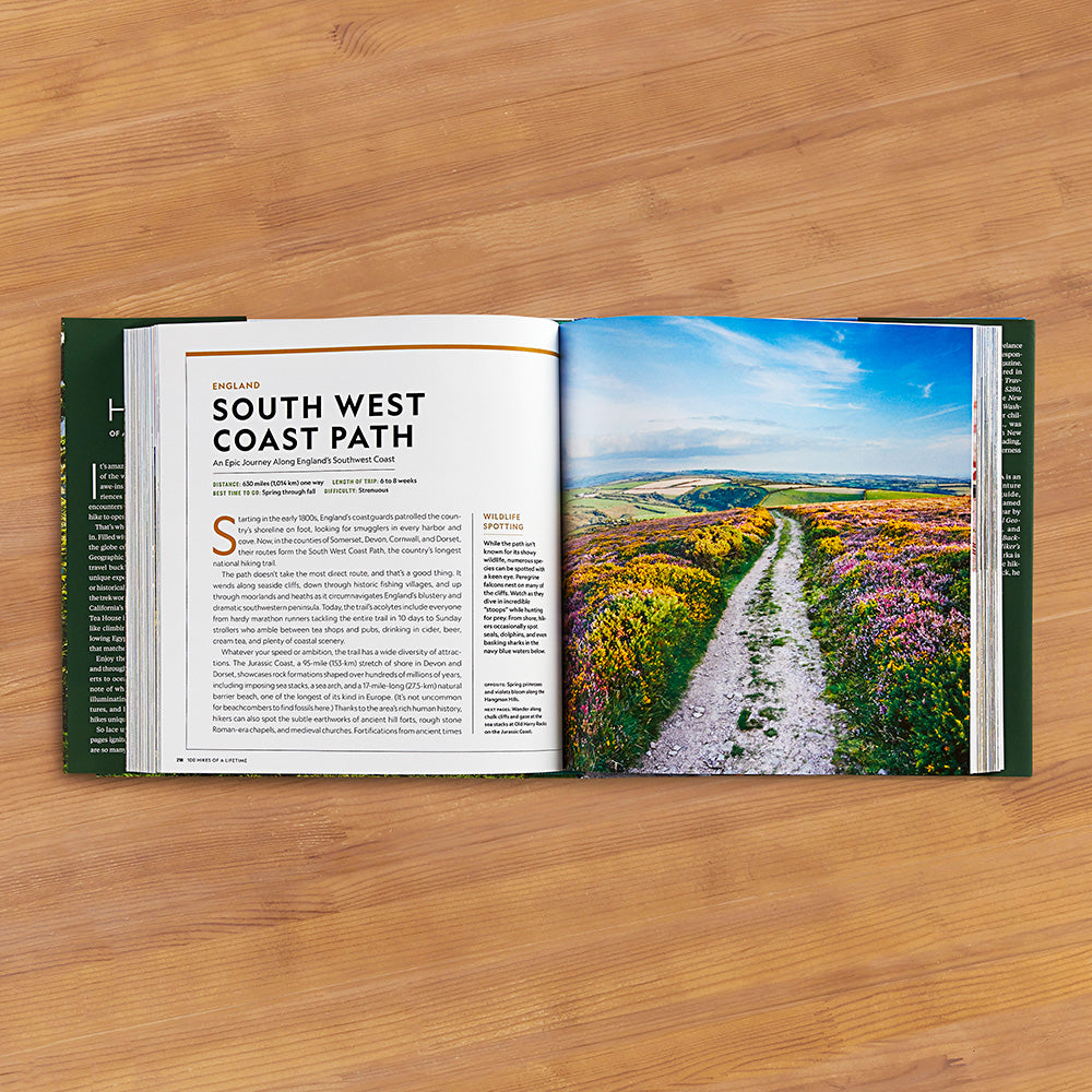 "100 Hikes of a Lifetime: The World's Ultimate Scenic Trails" by Andrew Skurka