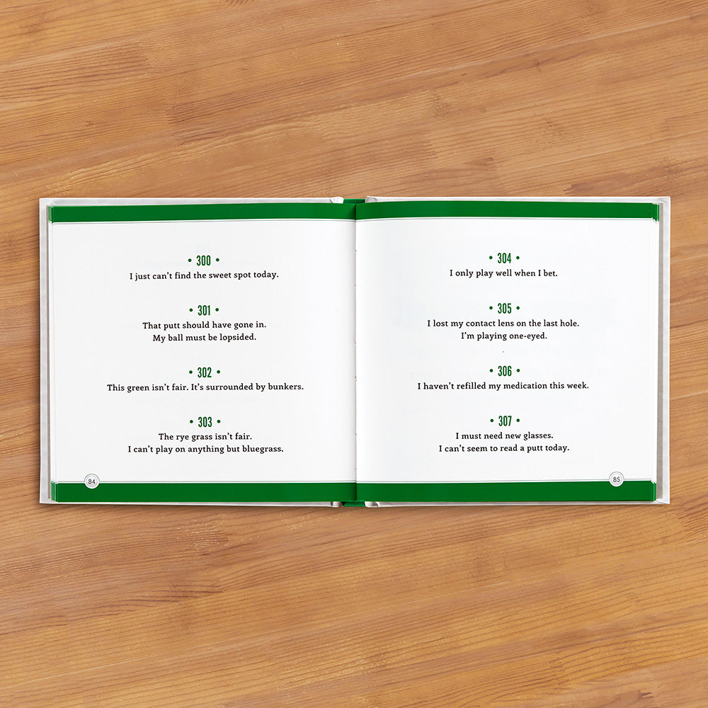 "501 Excuses for a Bad Golf Shot" by Justin Exner