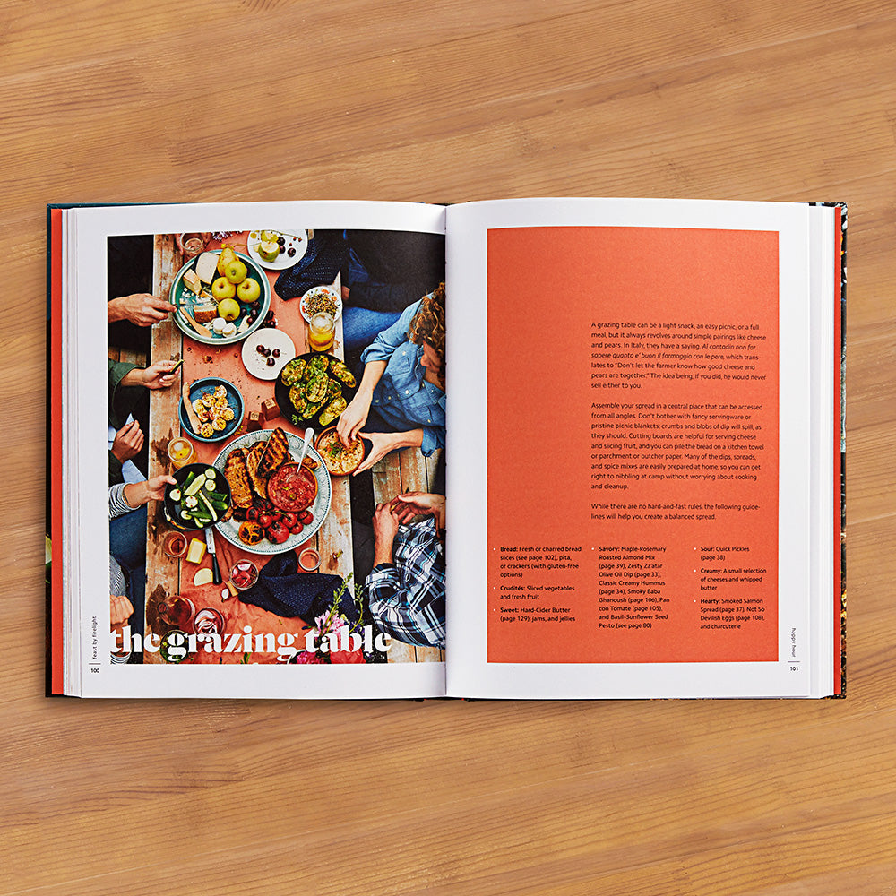 "Feast by Firelight: Simple Recipes for Camping, Cabins, and the Great Outdoors" by Emma Frisch