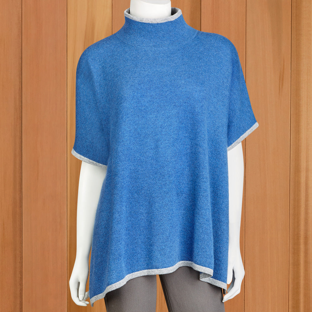 Kinross Cashmere Women's Funnel Poncho