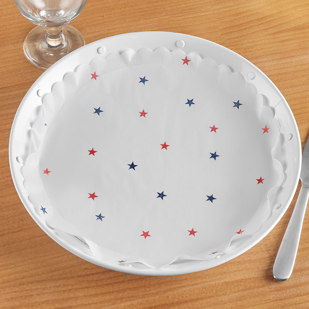 Plate & Pattern Parchment Paper Liners, Oh Say Can You See
