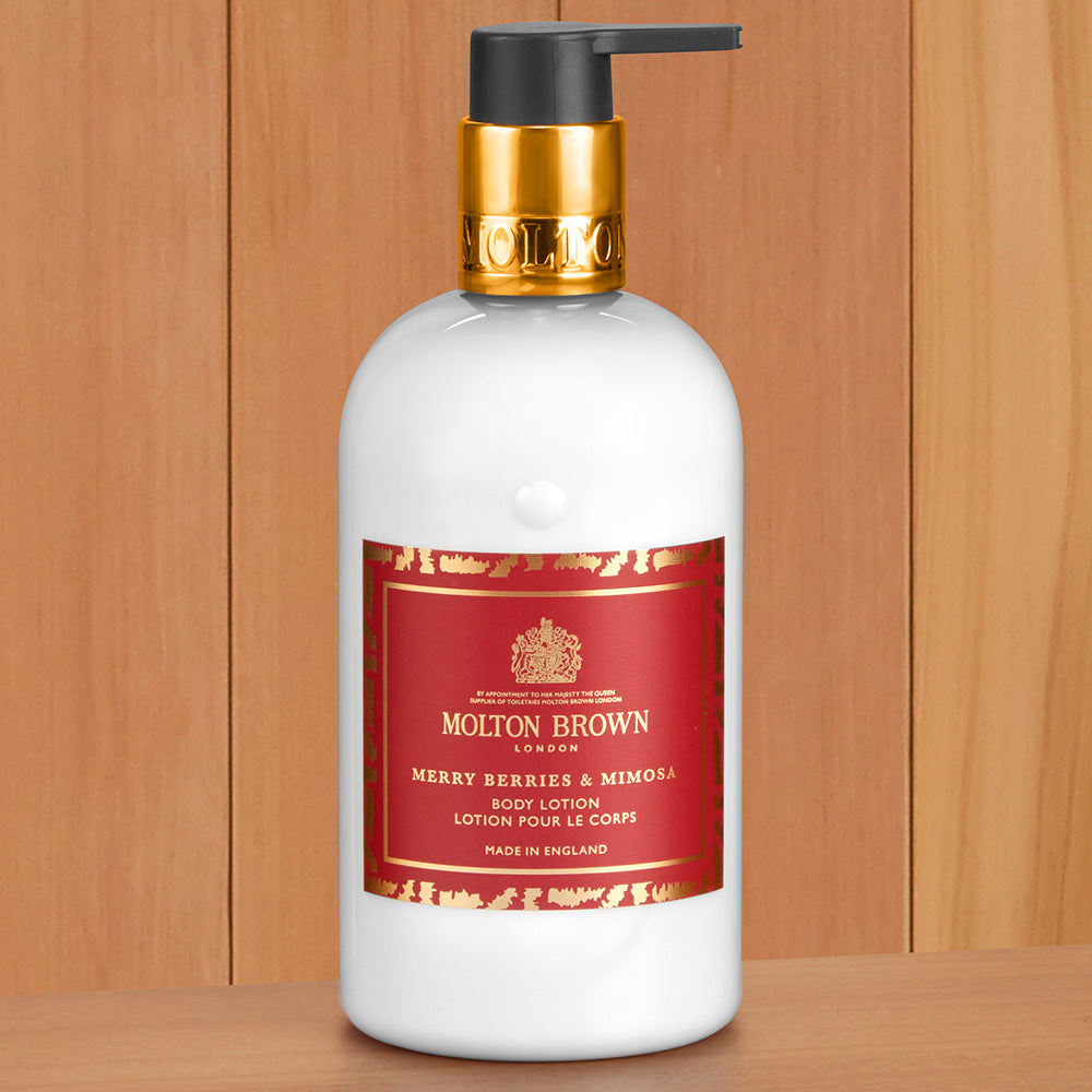 Molton Brown Shower Gel/Body Lotion, Merry Berries & Mimosa