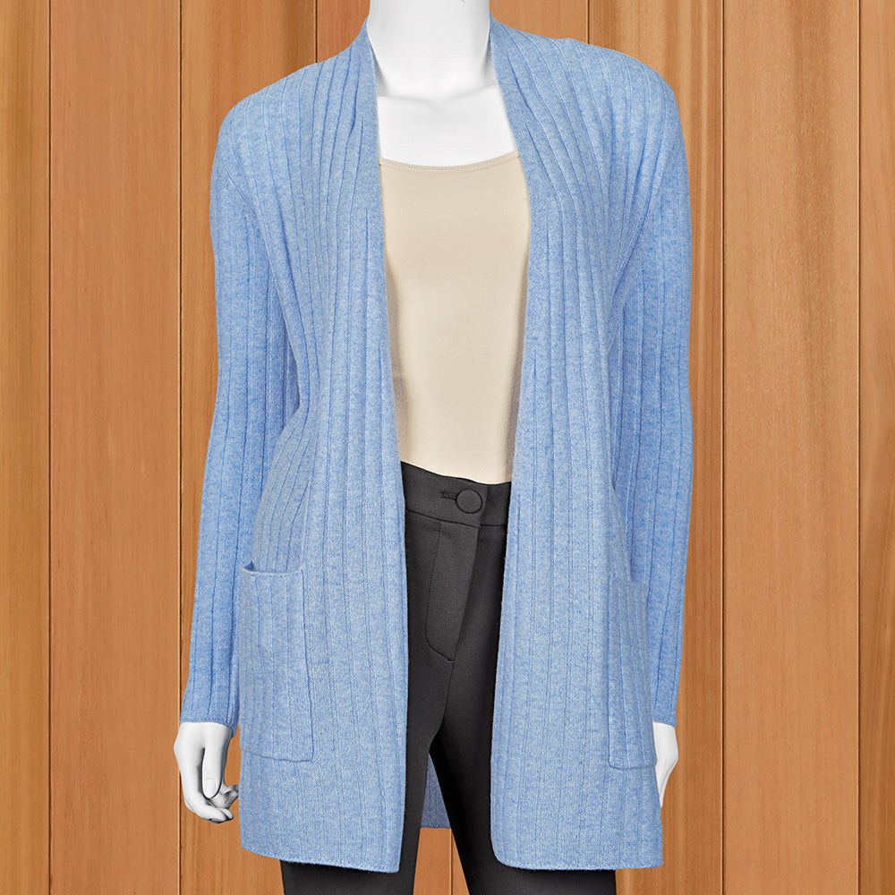 Kinross Cashmere Women's Easy Rib Cardigan