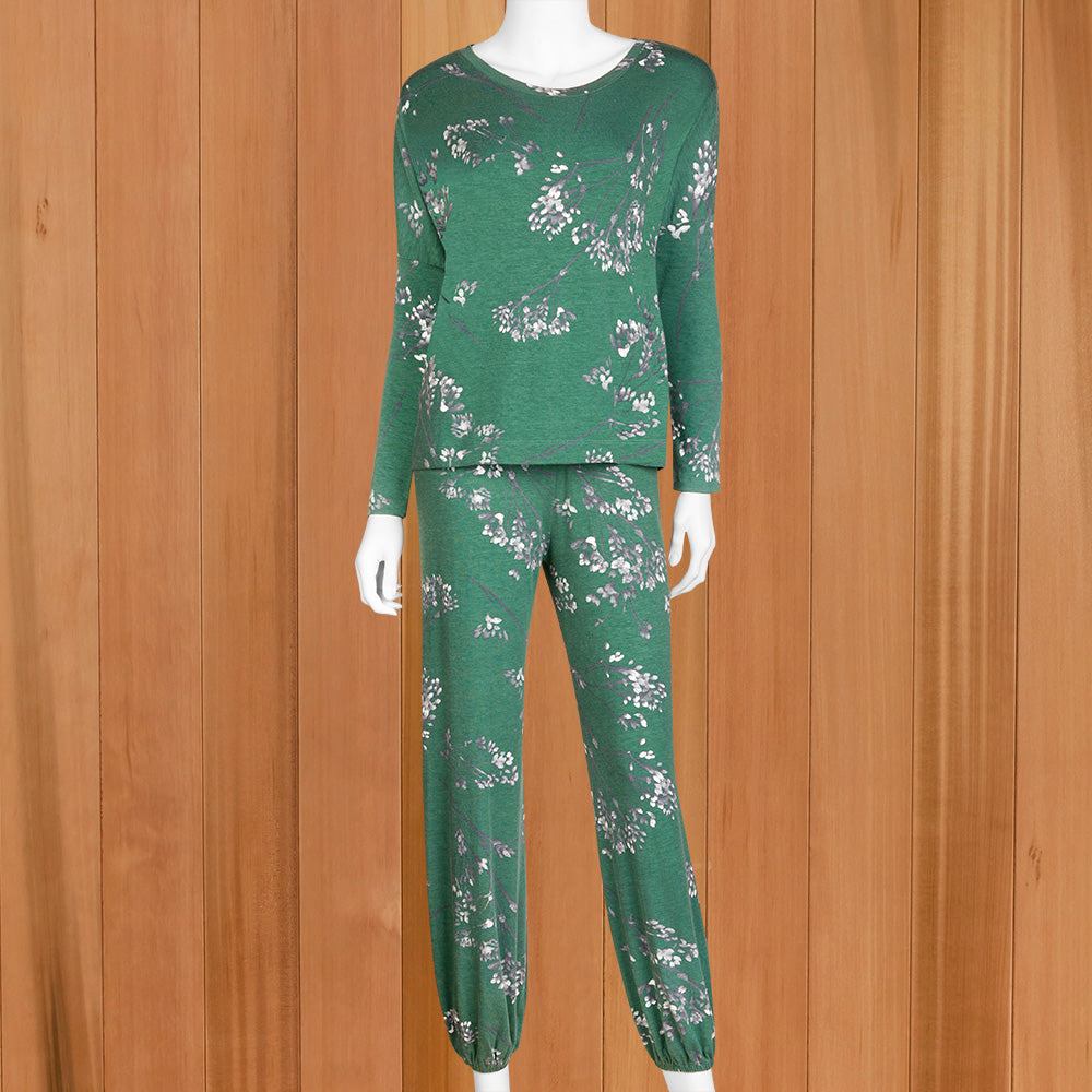 The Cat's Pajamas Women's Pima Knit Pullover Pajama Set, Willow