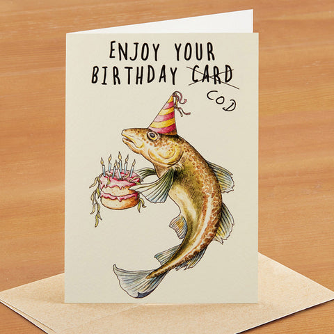Hester & Cook Greeting Card, Birthday Cod