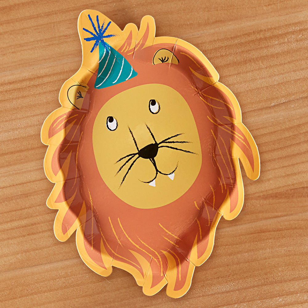 Sophistiplate Wavy Paper Plates, Party Animal
