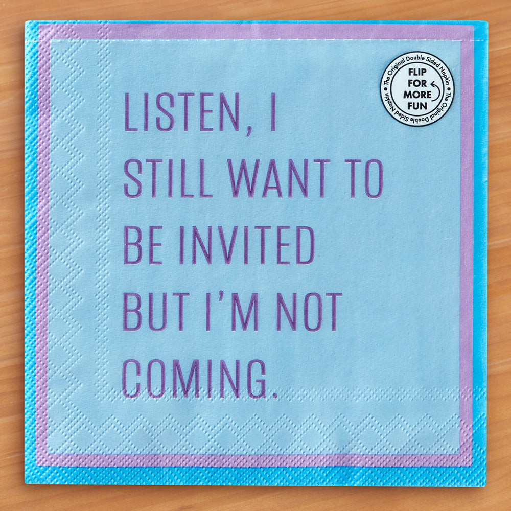 Drinks on Me Cocktail Napkins, Weekend Goal