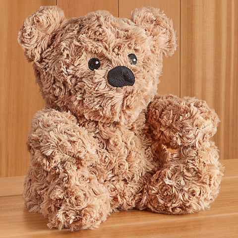 Warmies® Microwavable Plush Toy Bear, Brown Curly