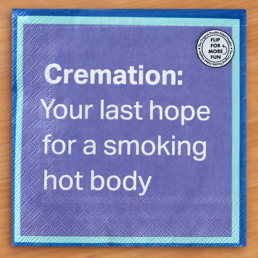 Drinks on Me Cocktail Napkins, Smoking Hot
