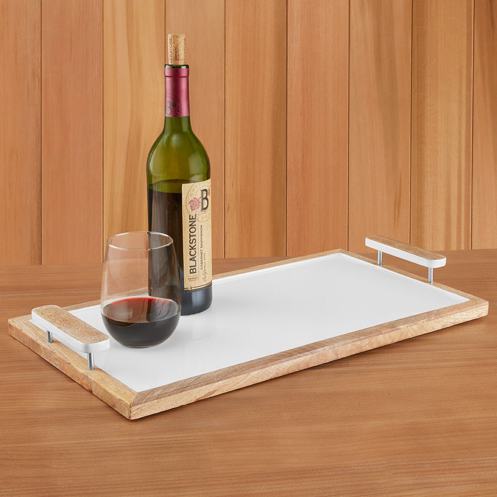 Be Home Madras Enameled Mango Tray