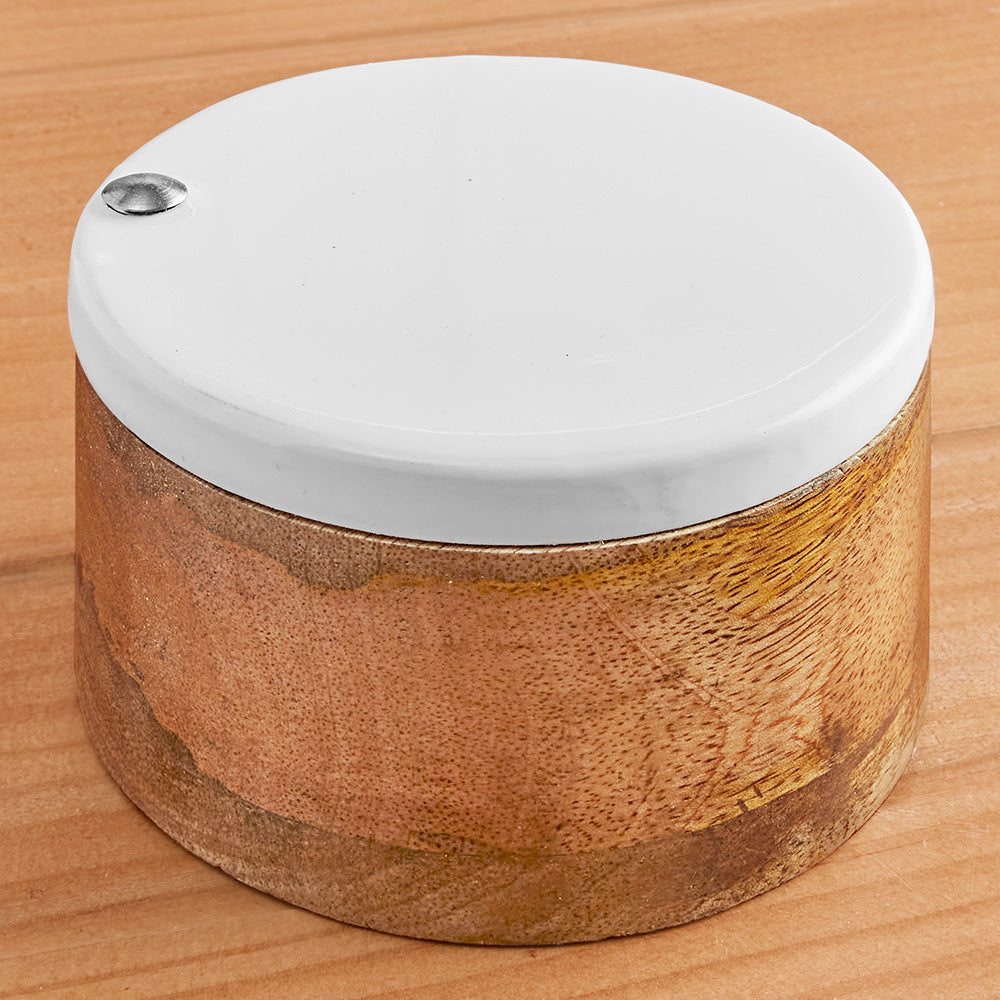 Be Home Madras Enameled Mango Spice Cellar