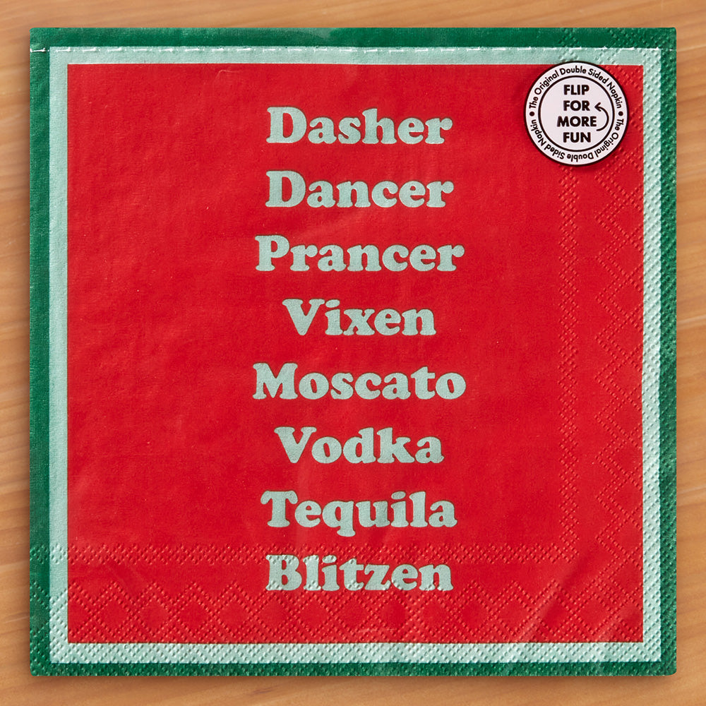 Drinks on Me Cocktail Napkins, Jingle All the Way