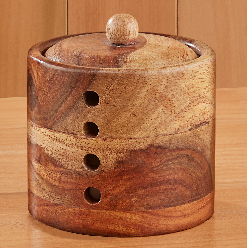 Be Home Bumi Rosewood Garlic Keeper